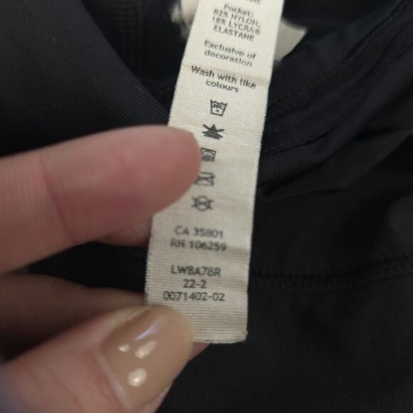 LULULEMON Pace Rival Skirt *4-way Stretch Black Skort Athleisure Tennis Sporty - Picture 11 of 11